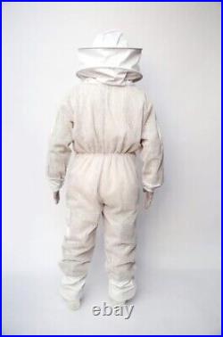 Unisex 3 Layer Beekeeping Ultra Ventilated Round Veil Bee Suit. Xmas Gift. 2XL