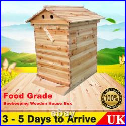 Upgrad Cedarwood Brood Beekeeping Beehive House Solid Wood for 7 Pcs Honey Hive