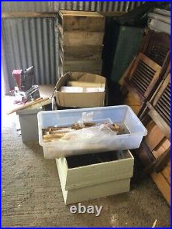 Used bee hives