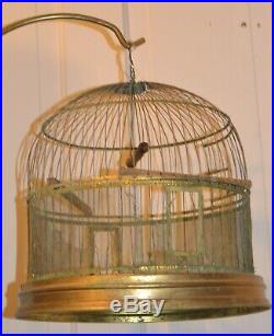 VINTAGE HENDRYX BIRDCAGE With STAND BEEHIVE BIRDCAGE MCM
