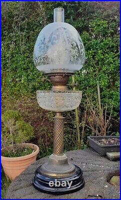 Victorian Clear Etched Beehive Shade