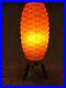 Vintage_1960s_MCM_Orange_Bubble_Beehive_Basket_Weave_Plastic_Tripod_Atomic_Lamp_01_rz