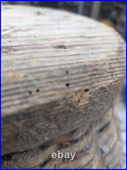 Vintage Bee Hive Skep Wattle And Daub European Garden Feature Cotswold 61cm