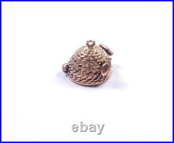 Vintage Charm Beehive Queen Bee You are my queen 9 carat gold