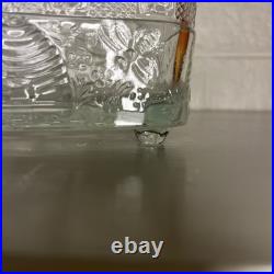 Vintage Indiana Tiara Clear Glass Honey Bee Hive Candy Dish BOTTOM ONLY