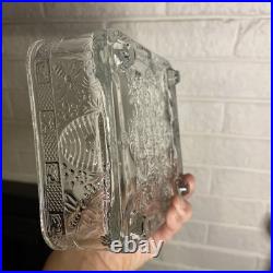 Vintage Indiana Tiara Clear Glass Honey Bee Hive Candy Dish BOTTOM ONLY