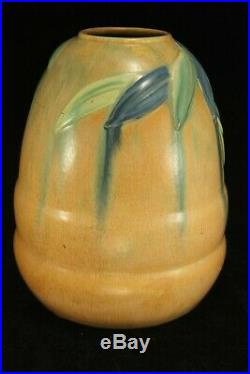 Vintage Large Roseville Pottery FUTURA 8 Art Deco Beehive Vase 406-8