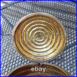 Vintage Mottahedeh Brass Beehive Box Bee Hive Lidded Jar Museum Reproduction