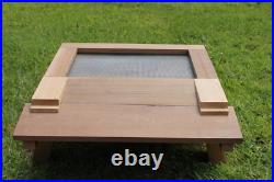 WBC Beehive Cedar Hive 3 Lifts Porch 2 Super 1 Brood Gabled Roof Beekeeping