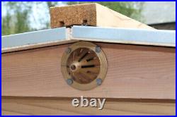 WBC Beehive Cedar Hive 3 Lifts Porch 2 Super 1 Brood Gabled Roof Beekeeping