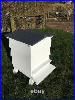 WBC Hive with brood box, 3 x supers, frames & miller feeder, Cedar Hive, Bees