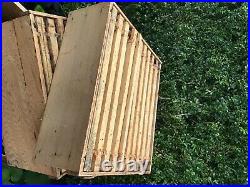 WBC cedar Beehive, stand/floor/ 4 lifts/ 1 super/ queen excluder/ roof, frames