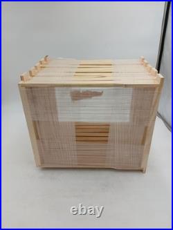 Wooden Bee Hive Crate Panels Beekeeping Pine 12 x 13 x 16 Inches Beehive Frames