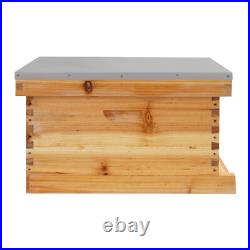 Wooden Bee Incubator 5-Frame Bee Hive Box Kit Queen Bees Farming Hive with5 Frames
