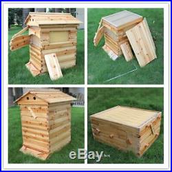 Wooden Beehive House Beekeeping Storage Tool Garden Bee Hive Supplies Equipments