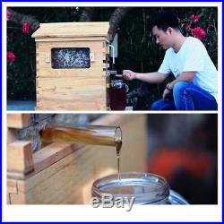 Wooden Beehive House Beekeeping Storage Tool Garden Bee Hive Supplies Equipments