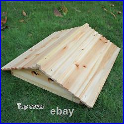 Wooden Beekeeping Beehive House for 7PCS Upgraded Auto Honey Bee comb Hive Frame