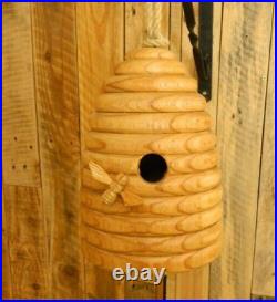 Wooden Bird House Nesting Box Flat Bee Hive