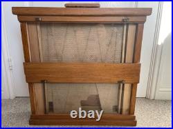 Wooden vintage bee observation hive