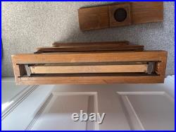 Wooden vintage bee observation hive