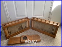 Wooden vintage bee observation hive