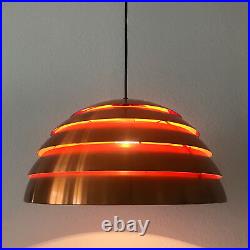 XL Mid Century Modern BEEHIVE Pendant Lamp by HANS-AGNE JAKOBSSON, 45 cm