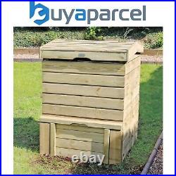 Zest Eco Hive Wooden Composter Compost Bin Beehive Garden Waste