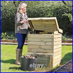 Zest Eco Hive Wooden Composter Compost Bin Beehive Garden Waste